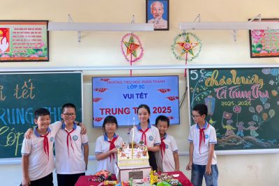 TRƯỜNG TH XUÂN THÀNH TỔ CHỨC HOẠT ĐỘNG TRẢI NGHIỆM “VUI HỘI TRĂNG RẰM 2025”